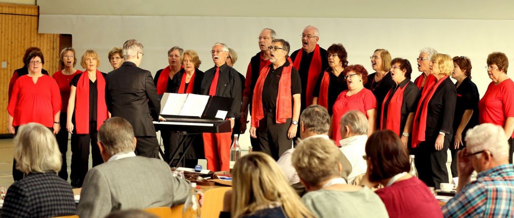 Musikalische Begrüßung durch die Sacropops Waldalgesheim