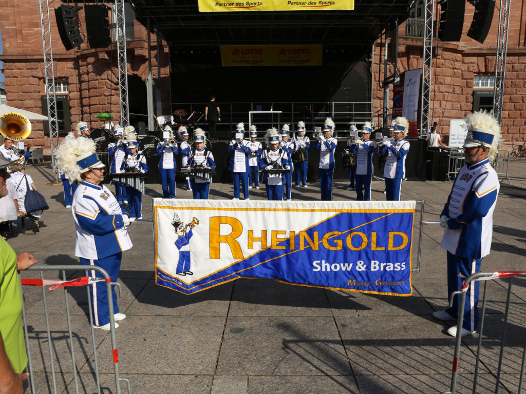 Landes-Chorfest 2019 - Eröffnung durch die Marchingband Rheingold